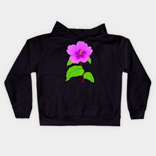 flower purple Kids Hoodie